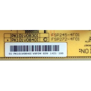 FUENTE DE PODER ((NUEVA)) / TOSHIBA PK101V0840I / FSP272-4F01 / 75013370 / 01-PK101V0840I / 3BS0194112GP / PANEL LTA460HB07-001 / MODELO 46RV525U