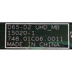 MAIN / VIZIO 755012010007 / 15020-2 / 748.01C06.0021 / 73401C020001 / 755012010006 / ARS360046020011 / MODELO M55-C2 LWZASBBS / PANEL T550QVN3.0	