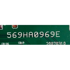 MAIN / INSIGNIA 6HA0136911 / 569HA0969E / PARTE COMPATIBLE 6HA0136910 / 569HA0969F / PANEL´S T370XW02 V.5 / CLAA320WF03 / CLAA320WF01 / MODELOS NS-LCD32 / NS-LCD37