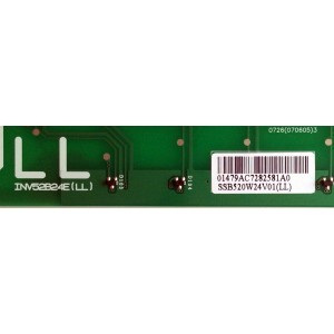 BACKLIGHT (LL) INVERSOR / SAMSUNG  LJ97-01479A / INV52B24E / 1479A /SSB520W24V01  /PANEL LTA520HC03 / MODELO  LNT5271FX / XAA