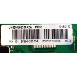MAIN PARA TV  SAMSUNG NUMERO DE PARTE BN94-08075A / BN41-02206B / BN97-09081A / PANEL CY-GH055HGEV4H / MODELO UN55MU6300FXZA FA01 / UN55HU6830FXZA KS02