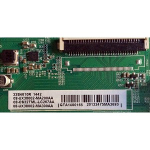 MAIN / TCL 08-CS32TML-LC267AA / 08-UX38002-MA200AA / 08-UX38002-MA300AA / V8-UX38001-LF1V016 / 40-UX38NA-MAF2HG / GTA140016 / PANEL LVW320NDAL / MODELOS 32S4610R / 32S3750TAAA