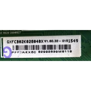 MAIN / VIZIO GXFCB02K028 / 715G7126-M01-001-004T / GXFCB02K028040X / MODELO D50F-E1 LTMWVTET / PANEL TPT500J1-HVN07.U REV:S600E	