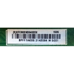 MAIN / VIZIO XFCB02K034 / 756TXFCB02K0340 / 715G7126-M01-001-004T / (X) XFCB02K034010X / MODELOS E50-C1 LTM6SKAR / E50-C1 LTCWSKER / E50-C1 LTMWSKER