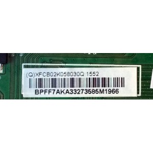 MAIN / VIZIO XFCB02K058 / 715G7487-M01-001-004K / (Q) XFCB02K058020Q / SUSTITUTA 756TXFCB02K0190 / PANEL TPT315B5-WHBN0.K S5941C /  MODELOS  E32H-C1 LTTUSJDS / D32H-D1 LTTUUKBS / D32H-D1 LTTUUKGS