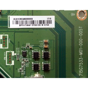 MAIN / VIZIO XHCB0QK009 / 715G7533-M01-000-005T / (X)XHCB0QK009000X / PANEL TPT550U2-EQLSJA.G REV:SC4E /MODELO P55-E1 LTM7WMCT