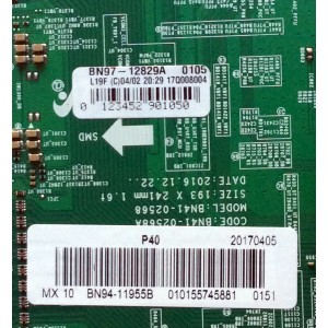 MAIN / SAMSUNG BN94-11955B / BN97-12829A / BN41-02568A / MODELO UN55MU700DFXZA FA01 / PANEL CY-KK055HGLV1H-JW14	