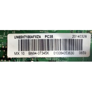 MAIN / SAMSUNG BN94-07345K / BN97-08117B / MODELO UN65H7100AFXZA TH01 / PANEL CY-SH065DSLV2H