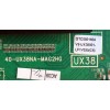 MAIN / TCL V8-UX38001-LF1V025(C6) / GTC000160A / 40-UX38NA-MAG2HG / UX38 / PANEL LVF550CS0T E12 / MODELO 55FS3750
