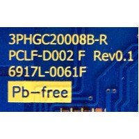 LED DRIVER / LG 6617L-0061F / 3PHGC20008B-R / PCLF-D002 F Rev0.1 / MODELO 42LV3520-UJ.CWMYLH / PANEL LC420EUN(RD)(V1)	