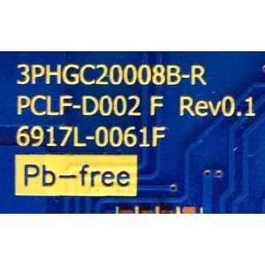 LED DRIVER / LG 6617L-0061F / 3PHGC20008B-R / PCLF-D002 F Rev0.1 / MODELO 42LV3520-UJ.CWMYLH / PANEL LC420EUN(RD)(V1)	