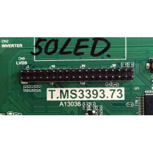 MAIN PARA TV VIOS / NUMERO DE PARTE SMT130798-2 / T.MS3393.73 / SMT130798-2-13859 / DISPLAY V500HK2-PS1 REV.C1 / MODELO TV50LED1301