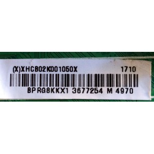 MAIN / VIZIO XHCB02K001 / (X)XHCB02K001050X / 715G7484-M1A-001-004Y / MODELO D50F-E1 LTMWVTET / PANEL TPT500J1-HVN07.U REV:S500Y	