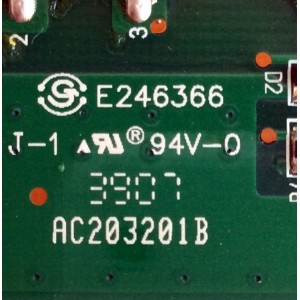 BACKLIGHT INVERSOR / INSIGNIA 569HV1314C / AC203201B / E246366 / MODELO NS-LCD26A / PANEL V260B1-L02 Rev.C1	