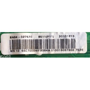 MAIN / SAMSUNG BN94-02757C / BN41-01365B / BN97-03971C / PARTES SUSTITUTAS BN94-02757A / BN94-02757B / BN94-03818A / BN94-03820A / BN94-04739A / PANEL LTF550JQ02-A07 / MODELOS UN55C7000WFXZA / UN55C7000WFXZA SQ01