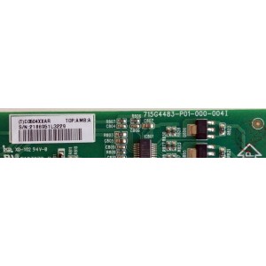 LED DRIVER / VIZIO CBPFCG504XXAR / CG504XXAR / 715G4483-P01-000-004I / MODELO E261VA LTMUGGMN / PANEL TPT260B2-WX211 REV:C1A	