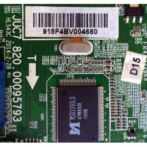 MAIN HITACHI / 918F4B / JUC7.820.00095793 / HLS43C / 918FV4BV / MODELO LE42H508