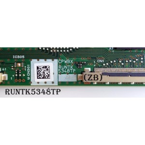 T-CON / VIZIO RUNTK5348TPZB / CPWBX5348TPZB / RUNTK5348TP / SUSTITUTAS RUNTK5261TPZC / RUNTK5261TPZH / RUNTK5261TPZE / RUNTK5261TPZZ / RUNTK5261TPZG / RUNTK5261TPZK / RUNTK5261TPZJ / RUNTK5261TPZN / PANEL JE600D3LC4N / MODELO M601d-A3R LFTROWBP	