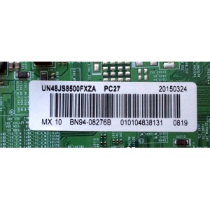 MAIN PARA TV SAMSUNG / NUMERO DE PARTE BN94-08276B / BN41-02356A / BN97-09361A / BN9408276B / PARTES SUSTITUTAS BN94-07834B / BN94-10155X / BN94-10589L / PANEL CY-QJ048FLLV1H / MODELO UN48JS8500 / UN48JS8500FXZA TH01