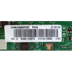 MAIN / SAMSUNG BN94-10597A / BN41-02344D / BN97-10836B / MODELO UN48JU6500FXZC	