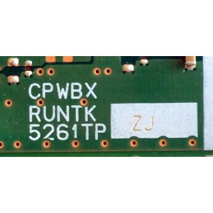 T-CON / SONY RUNTK5261TPZJ / CPWBX5261TPZJ / PANEL JE600D3LC7N / SUSTITUTAS 5261TPZA/5348TPZA/5489TPZA/5348TPZB/5345TPZB/ 5261TPZC/5348TPZC/5345TPZC/5348TPZD/5261TPZE/5261TPZG/5261TPZH/5489TPZJ/ 5261TPZK/5261TPZM/5261TPZN/5348TPZZ / MODELO KDL-60R520A