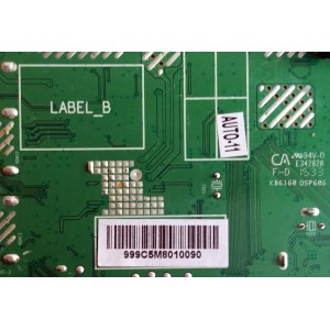 MAIN / HITACHI 999C5 / 999C5M / JUC7.820.00121165 / HLS43C / PANEL C550F15-E6-H(G4) / MODELO LE55A6R9A