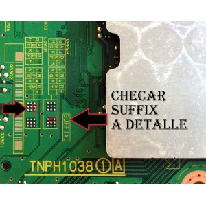 MAIN / PANASONIC TXN / A1VDUUS / TNPH1038UD / TNPH1038UM / TNPH1038 PANEL LC500EUD (FF)(F1) / MODELO TC-L50ET60