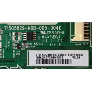 MAIN / SHARP 756TXDCB01K070 / TXDCB01K070 / 715G5829-M0B-005-004K / MODELO LC-39LE351U	