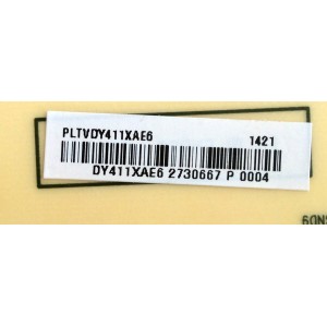 FUENTE DE PODER / SHARP PLTVDY411XAE6 / 715G6310-P01-000-003S / MODELO LC-50LE450M	