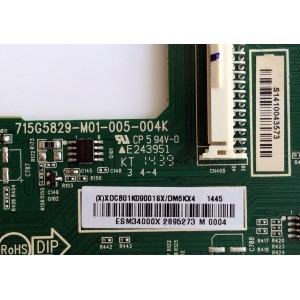MAIN / SHARP 756XDCB01K090 / XDCB01K09001 / 715G5829-M01-005-004K / MODELO LC-39LE352U	