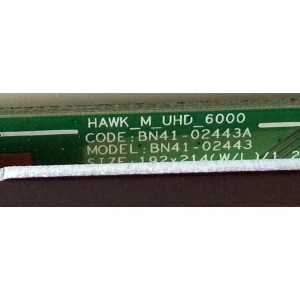 MAIN PARA TV SAMSUNG / NUMERO DE PARTE BN94-10237A / BN41-02443A / BN97-10096K / BN9410237A / MODELOS UN40JU6400 / UN40JU6400FXZA / UN40JU6400FXZA UH03