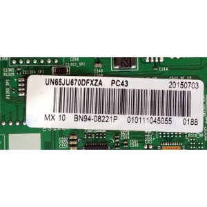 MAIN PARA TV SAMSUNG / NUMERO DE PARTE BN94-08221P / BN97-09264W / BN41-02344B / BN9408221P / PARTE SUSTITUTA BN94-10056G / PANEL CY-WJ065HGLV2H / MODELO UN65JU670 / UN65JU670DFXZA TD01