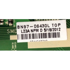 MAIN / SAMSUNG BN94-05675S / BN97-06430L / BN41-01812A / MODELO UN46ES6500FXZC	