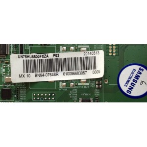 MAIN / SAMSUNG BN94-07646R / BN41-02205B / BN97-08312P / MODELO UN75HU8500FXZA 
