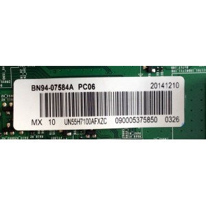 MAIN / SAMSUNG BN94-07584A / BN41-02157B / BN97-08117B / MODELO UN55H7100AFXZC	