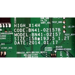 MAIN / SAMSUNG BN94-07584A / BN41-02157B / BN97-08117B / MODELO UN55H7100AFXZC	