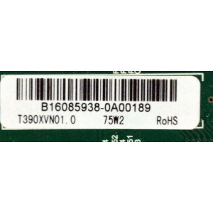 MAIN FUENTE (COMBO) PARA TV INSIGNIA / NUMERO DE PARTE 5538S011E56 / TP.MS3393.PB793 / 20160219 / SC-SY16085938 / T390XVN01.0 / B16085938 / PANEL T390XVN01.0 / DISPLAY S385XF53 V3 / MODELO NS-39D310NA17