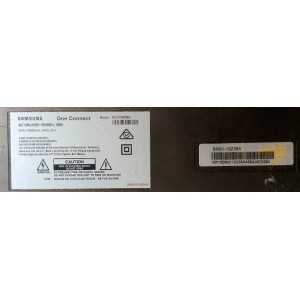 CAJA PARA TV SAMSUNG / ONE CONNECT BN91-19238A / SOC1000MA / S0C1000MA / BN68-07104D-00 / BN39-02301A J52UW2748 / MODELOS QN65Q7CAMFXZA / QN65Q7CDMFXZA / HDMI / ANTENA / USB / EX-LINK / LAN / OPTICAL