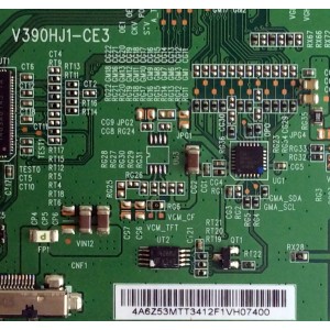 T-CON / HISENSE 50K20D / 4A6Z53MTT / 4A6Z53MTT3412F1VH07400 / V390HJ1-CE3 / E88441 / PANEL HD500DF-B01\S1 / MODELO 50K20D	