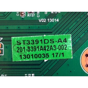 MAIN / RCA ST3391DS-A4 / 201-3391A42A3-002 / ST3391DS-A04H(CH)001332 / 13010035 / PANEL LC470EUN (SE)(M1) / MODELO DETC470M