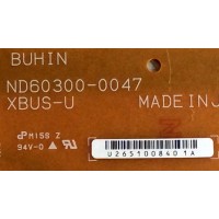 TARJETA XBUS-U / HITACHI ND60300-0047 / U26510D8401A / MODELO P50H401