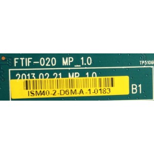 MAIN / SHARP 9JY0140CTJ05100 / 1P-0132C00-2010 /  1P-0131C00-2010 / ISM40-2-D6M-A-1-0183 / FTIF-020 / PANEL S400DH3-1 / MODELO LC-40LE550U	