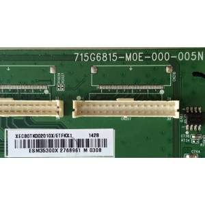 MAIN PARA TV VIZIO ORIGINAL / NUMERO DE PARTE XECB0TK002 / (X)XECB0TK002060X / 715G6815-M02-000-005N / PANEL TPT500J1-HVN08 / DISPLAY T500HVN08.4 / MODELO M502I-B1 / M502I-B1 LTYWRLAR / M502I-B1 LTMWRLAQ