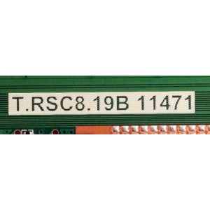 MAIN / ELEMENT 1B2B2201 / T.RSC8.19B 11471 / CN.SY36A 11436 / PANEL T315XW03 V.F / MODELO ELCFW327