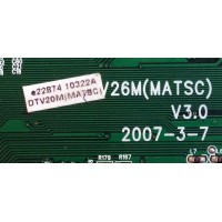 MAIN / INSIGNIA E22874 / DTV20M(MATSC) / DTV26M(MATSC) / V3.0 / 2007-3-7 / MODELOS NS-LTDVD20 / DX-LTDVD20