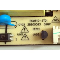 FUENTE DE PODER / RCA RE46HQ0610 / RS061D-3T01 / 3BS00093 / 3BS0009302GP / REV:2 / MODELO SLD32A30RQ 4417-SL32A30-B1