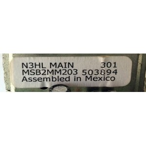 MAIN / SANYO 1AA4B10N20000 N3HL / 1AA4B10N20000 / MSB2MM203 / PANEL T315XW02 V.C01 / MODELO DP32647 P32647-04