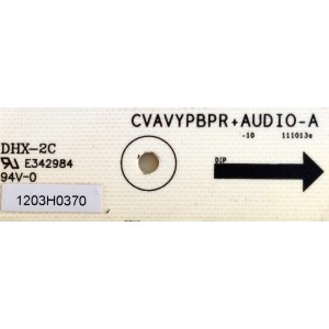 MAIN / APEX 1203H0385A / CV318H-X / 1203H0370 / CVAVYPBPR+AUDIO-A / DHX-2C / MODELO LD3288T	