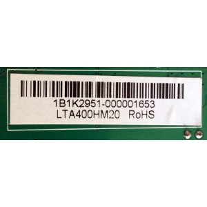 MAIN / SCEPTRE 1B1K2951 / T.RSC8-1B 10516 / T20111166-DC / 20111125173122_1B / PANEL `S LTA400HM20 / LTA400HM20-W02 / MODELO X405BV-FHD