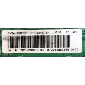 MAIN SAMSUNG BN94-05873X / BN41-01778A / BN97-06546A / 05549C / 05625H / 05758C/H/K / 05874V / 06161A /D / 06001A / 06126B/C / BN96-25757A / 25758A / 25760A / 25768A / 25798A / 28951A / PANEL DE500BGM-C1 / DISPLAY V500HK1-PS1 REV.D1 / MODELO UN50EH5000FX